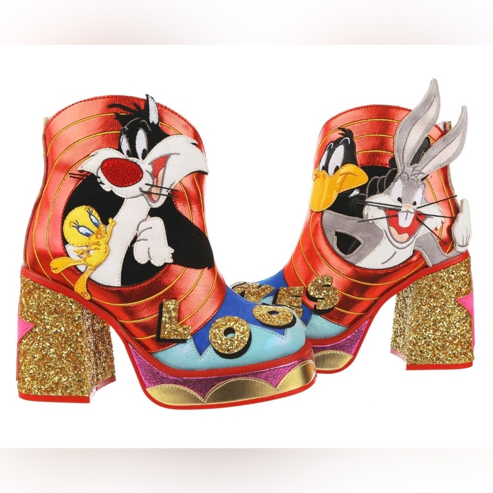 That's All Folks! Irregular Choice Tweety boots 37 or 6.5 NEW